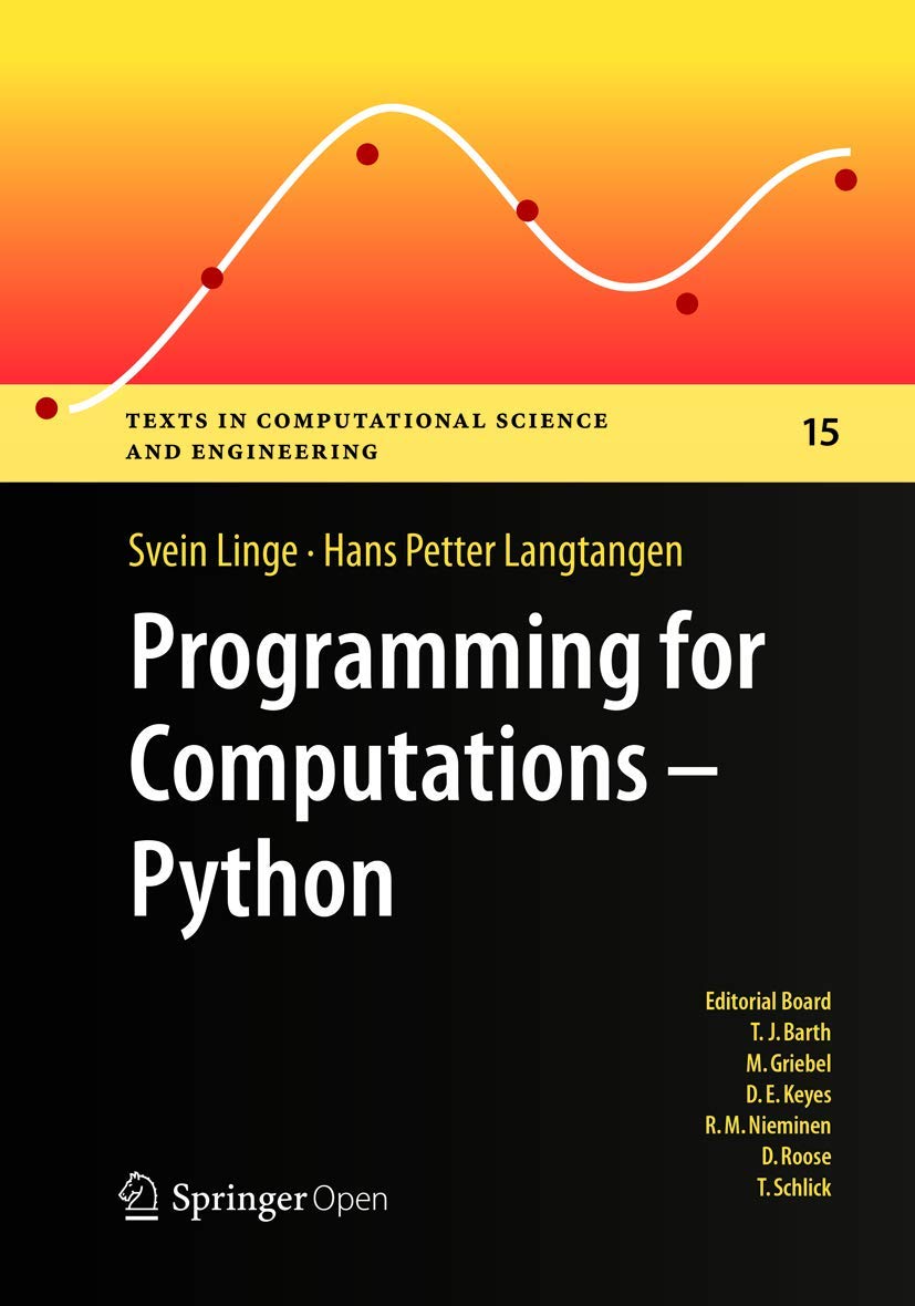 Programming for Computations - Python: A Gentle Introduction to ...