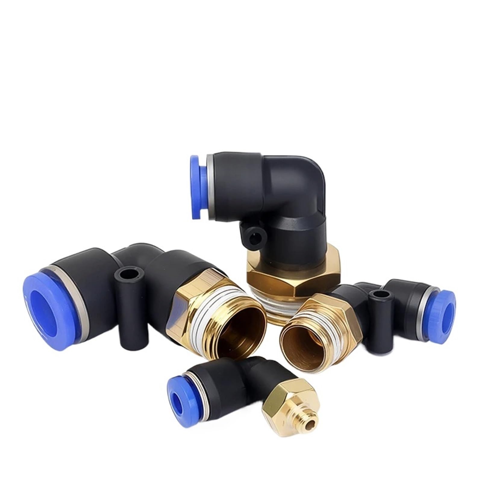 Conectores neumaticos para manguera de 8mm en sistemas de aire comprimido