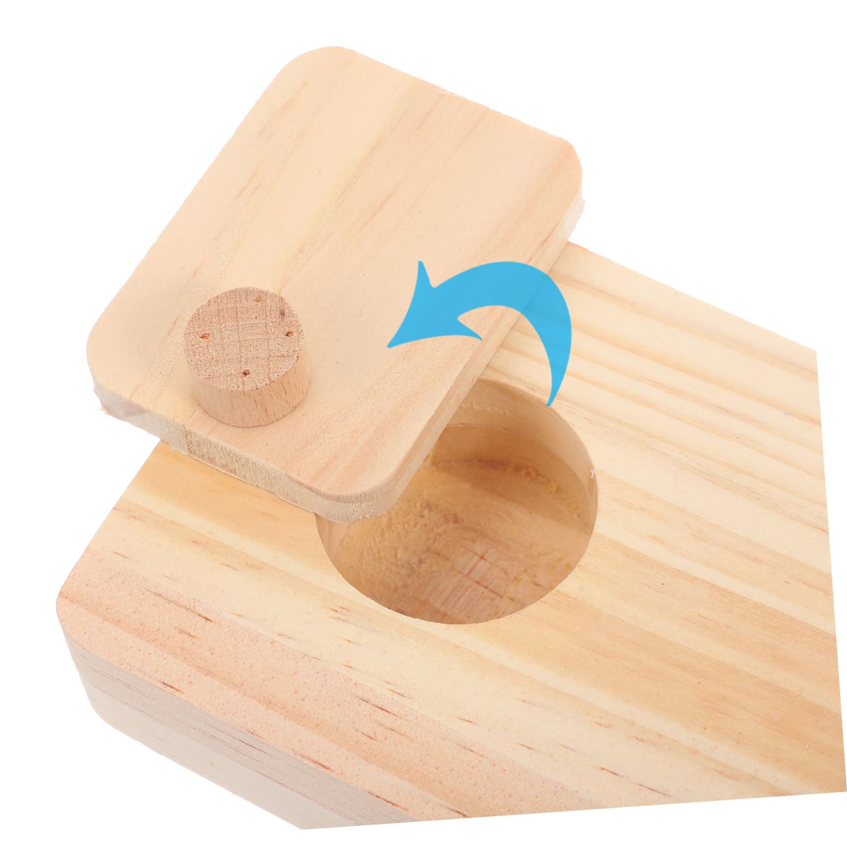 VANZACK 10pezzi Giocattoli Per Criceti Legno Gioco Di Ricerca Del Cibo Per Piccoli Animali Stimola Attività e Esplorazione Naturale Accessorio Divertente Per Criceti e Cavia