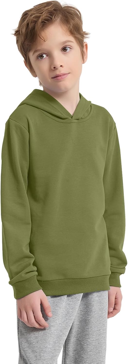 Phedrew Cotton Kids Hoodie Sweatshirt Midweight Long Sleeve Pullover Boys Girls Tops Clothes for Toddlers(Age 2-14) - Image 5