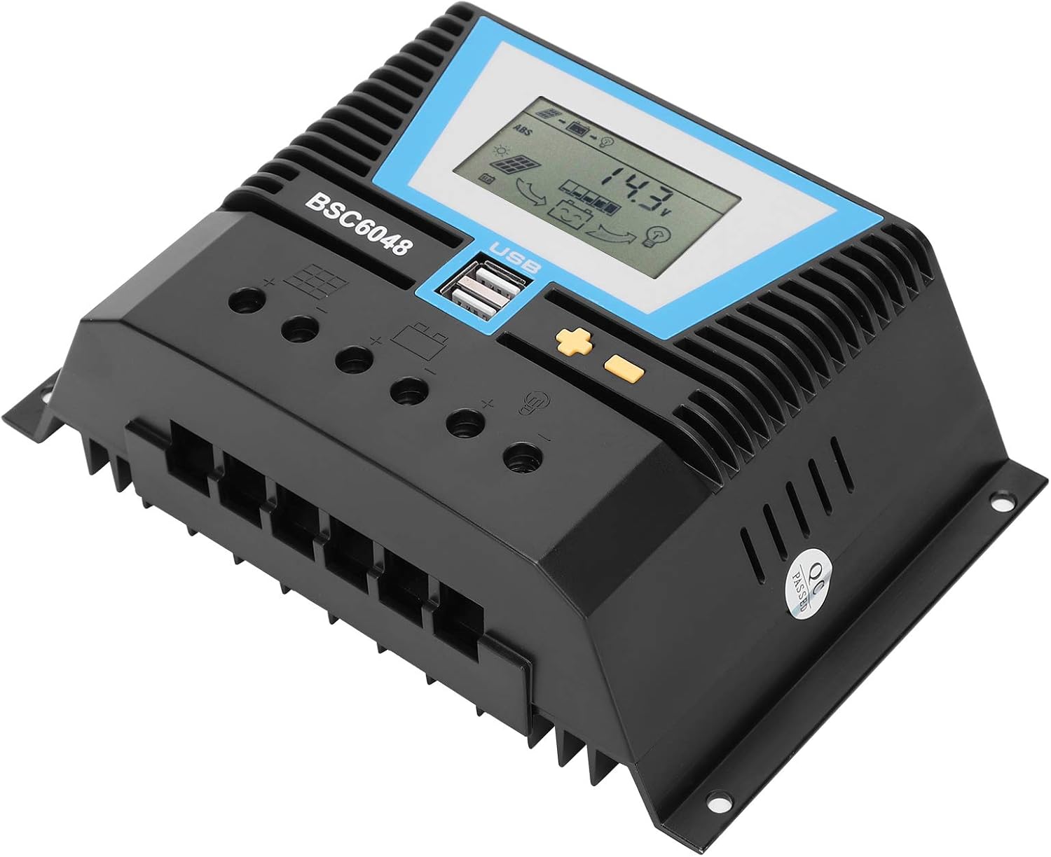 BSC6048 Solar Controller , Multi Functional for Variety Batteries 12V 24V 36V 48V 60A Multifunctional Energy Controllers Panel