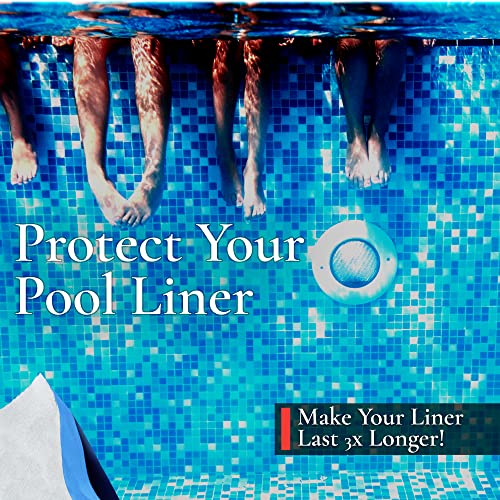Shop Square Precut 18-Foot Round Blue Pool Liner Pad For 18' Above Ground Swimming Pools - Puncture Prevention Extends Liner Life, Durable Eco-Friendly Geotextile Material #TOP6