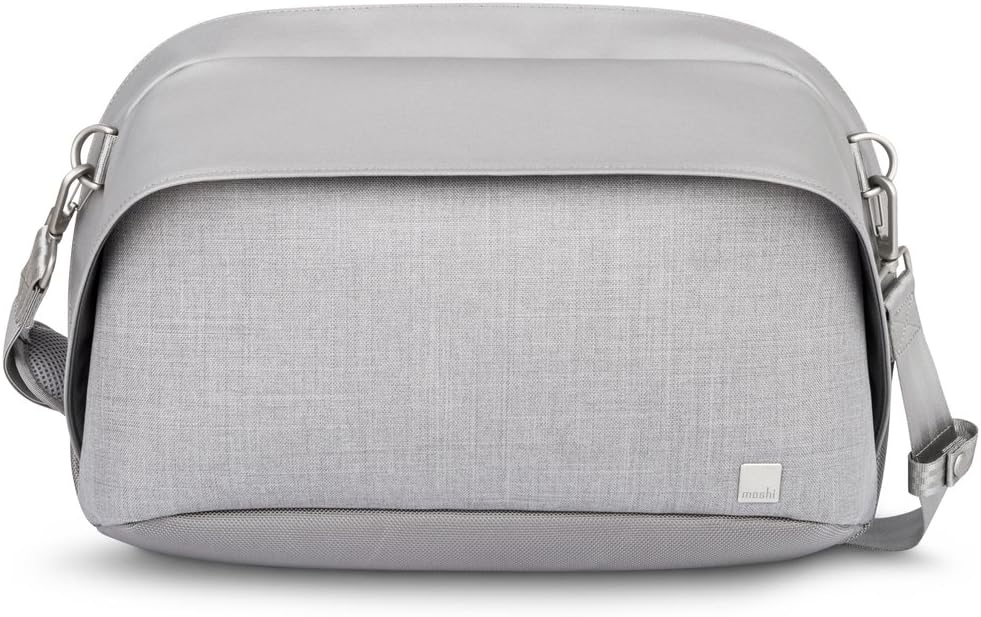 TEGO SLING MESSENGER - GREY ANTI-THEFT BAG W/CUT-PROOF MATERIAL