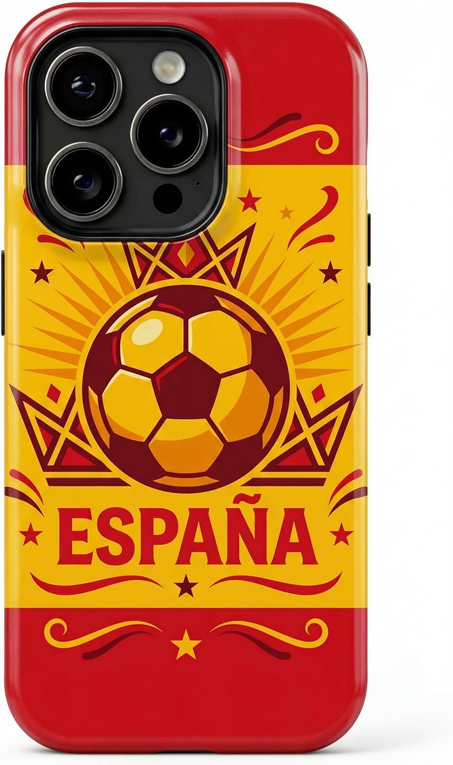 2026 Soccer World Cup Phone Case for 6.1-6.9 Inch for Samsung S23plus-26 Ultra, Custom Football Pattern Shockproof Protective Cover for Teens & Fans (