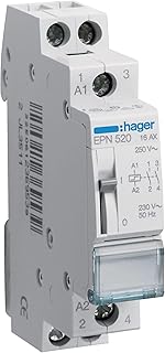 HAGER - Télérupteur Bipolaire 16A - 2F - Tension de 230V - Ref - EPN520