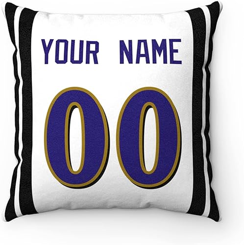 Miniatura 31 de ANTKING 2 paquetes de almohadas personalizadas con cualquier nombre y número para hombres, mujeres y niños Para Cincinnati