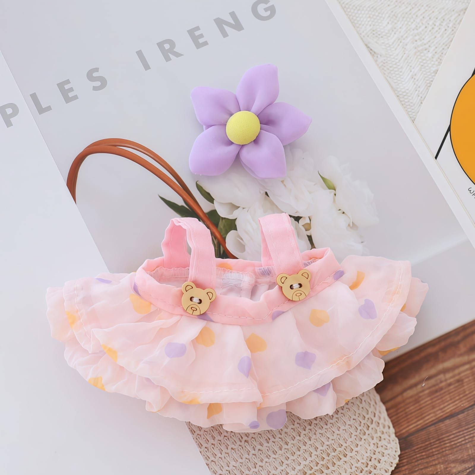 Ropa Y Accesorios Para Muñecas De 17 Cm, Conjunto De Vestido Y Complementos, Compatible Con Modelos La Bubu, Fácil De Poner Y Quitar, Regalo Ideal Para Coleccionistas