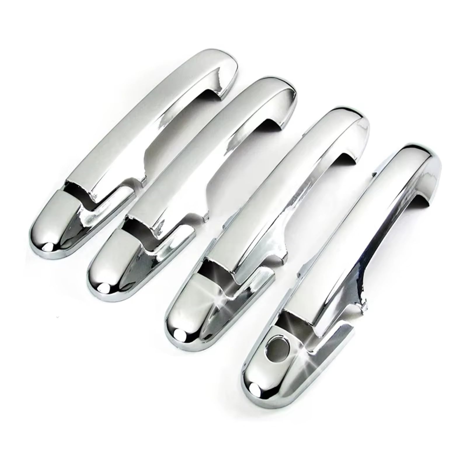 ZhanNuoBHd for Accord for Sedan 2003 2004 2005 2006 2007 Silver ABS Car Door Handle Cover Trim Vehicle Exterior Outer Door Handle