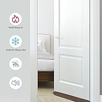 Vista 2 de Tope de corriente de 38" con peso para la parte inferior de puertas y ventanas, protector de corrientes de aire resistente a prueba de sonido