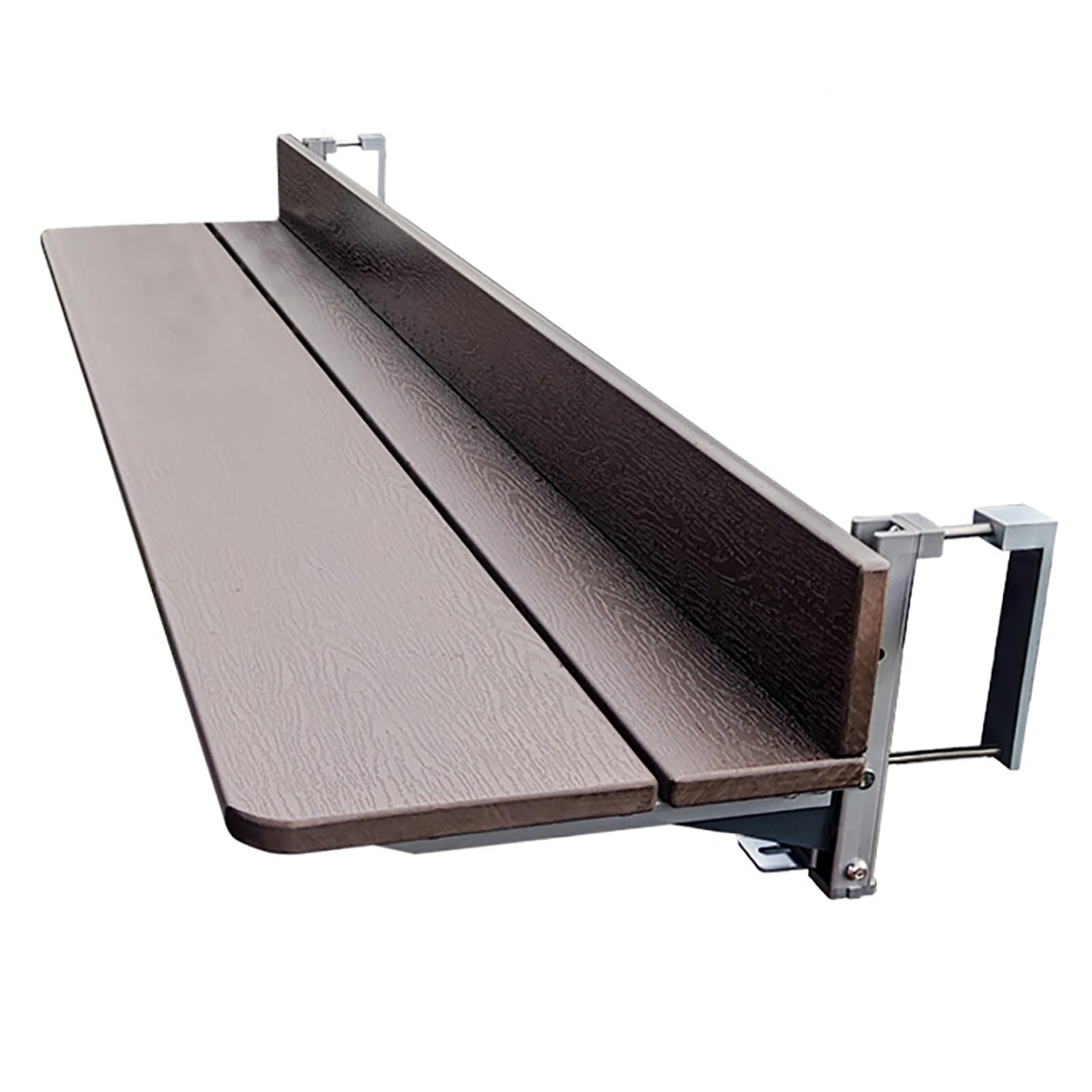 Mesa plegable para balcón ajustable y compacta de jardín terraza o patio de 80x27 cm