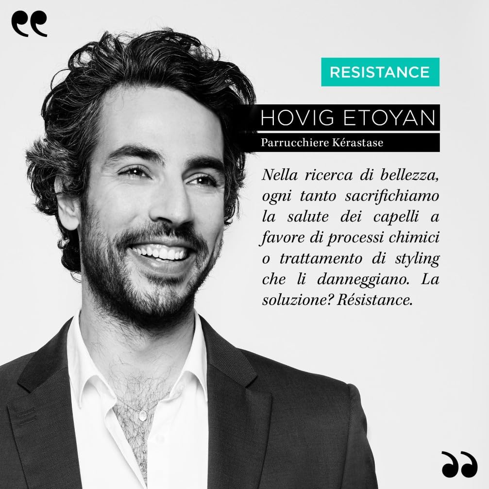 Kérastase, Résistance, Routine Ristrutturante per Capelli Danneggiati, Indeboliti e Stressati, Con Tecnologia Vita-Ciment, Shampoo Bain Force Architecte + Balsamo Ciment Anti Usure