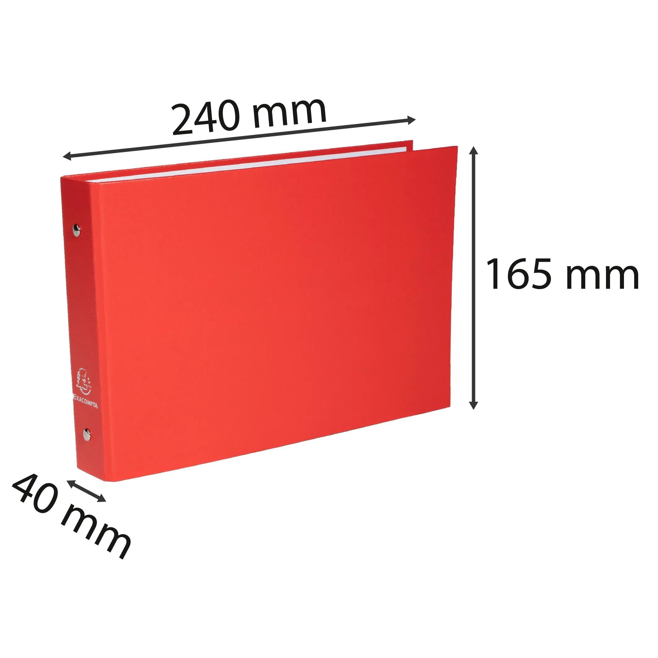 Exacompta 10 raccoglitori rigidi PP 2 anelli assortiti