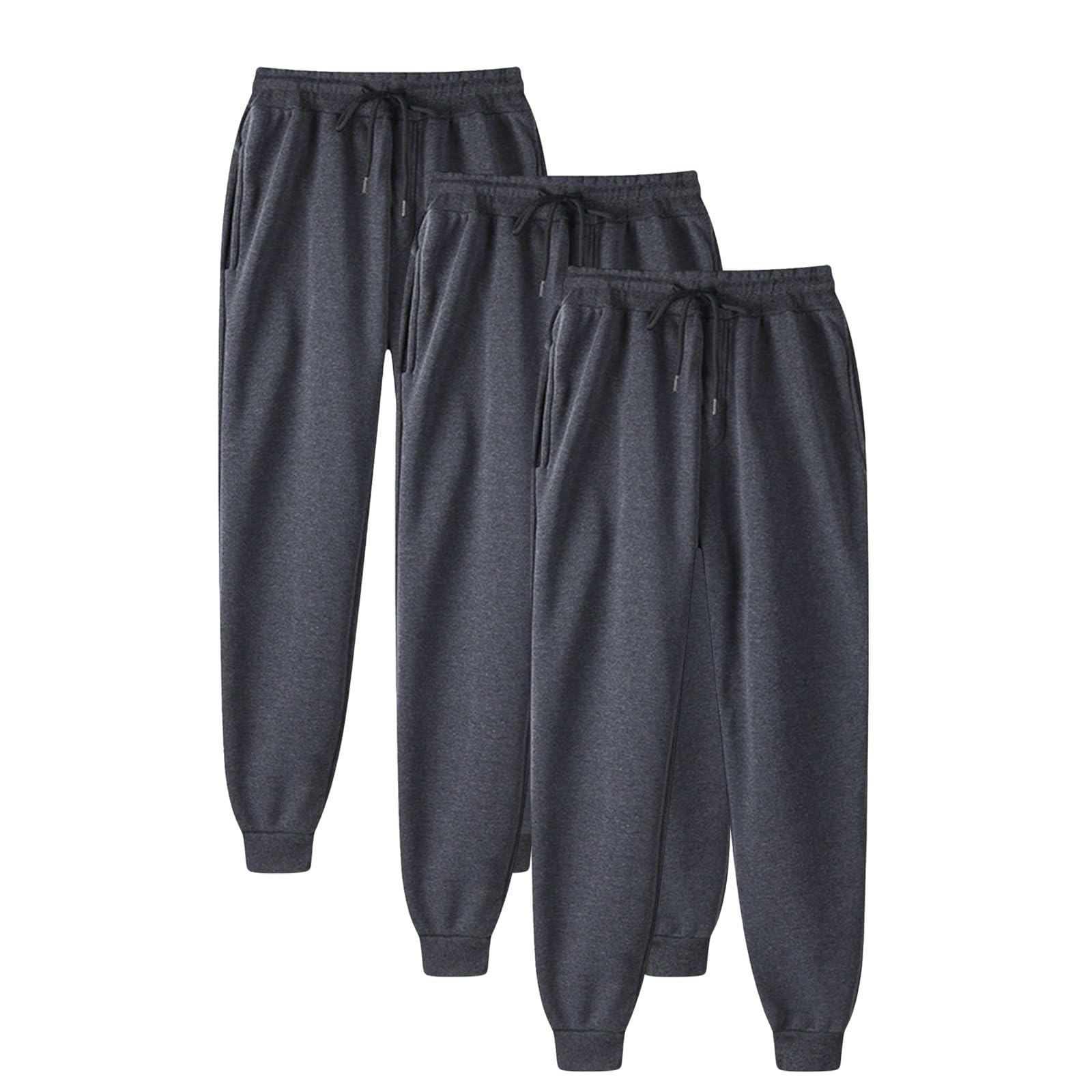Jogginghose Herren 1-er / 3-er Pack S-3XL Sporthose Herren Lang Baumwolle, Freizeithose Trainingshose, Sport Hosen Männer, Sweatpants Jogger, Laufhose, Relaxing Hose