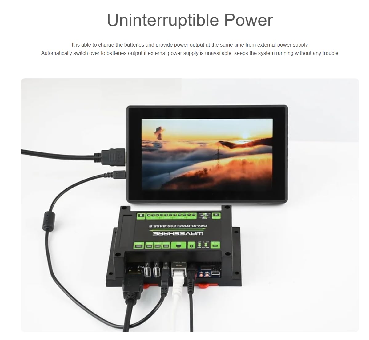 Módulo de expansión inalámbrico industrial IoT 5G/4G diseñado módulo 4 de cómputo con ranura M.2 integrada del módulo de UPS