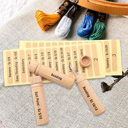 Estojo de armazenamento de agulhas de costura, Agulhas de Costura à Mão Caixa de Bolso de Armazename