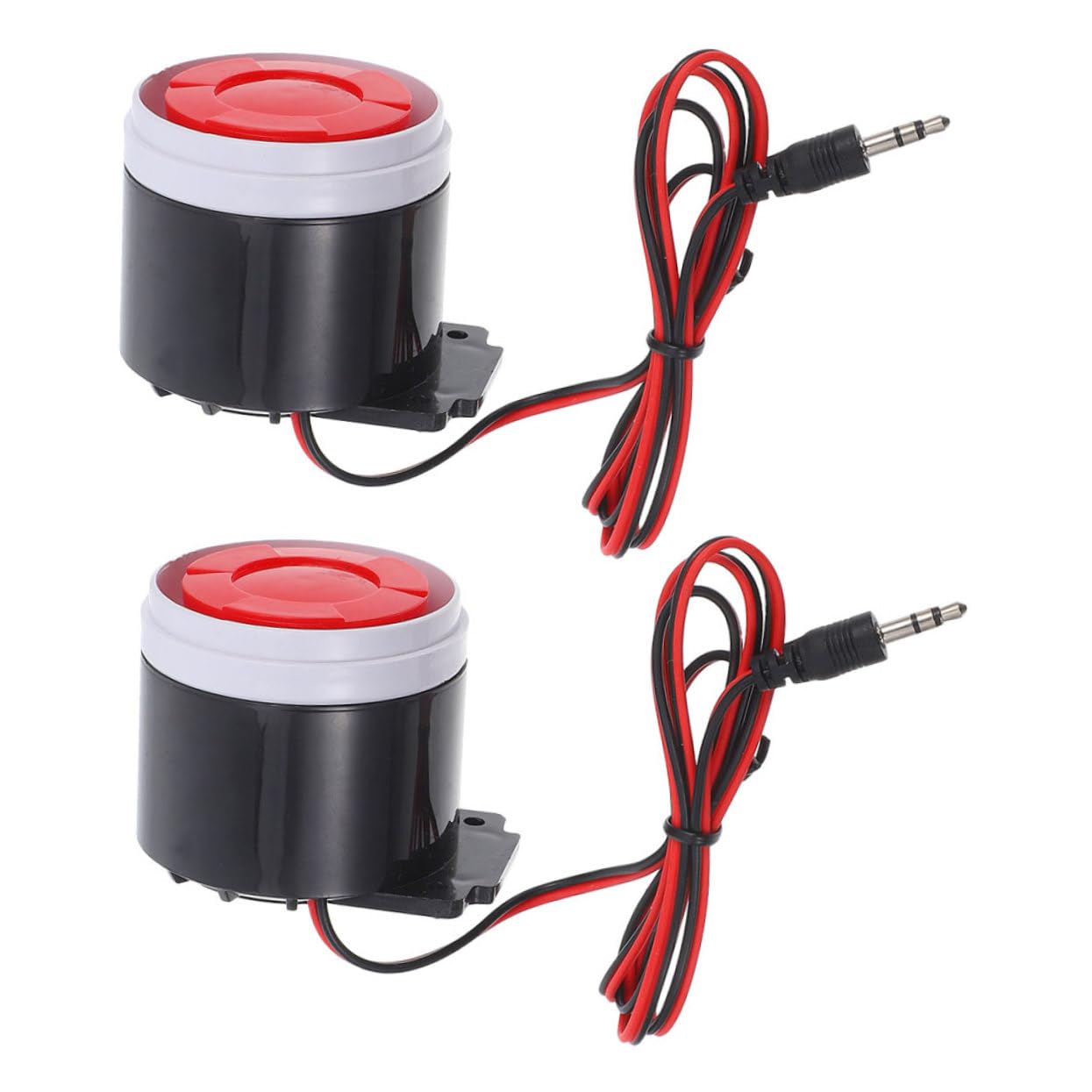 OSALADI 2pcs Wired Mini Siren for Security Alarm System Reliable Sound Alarming Siren with Loud Voice Security Alarm Sound Home Alarm Home Alarm System