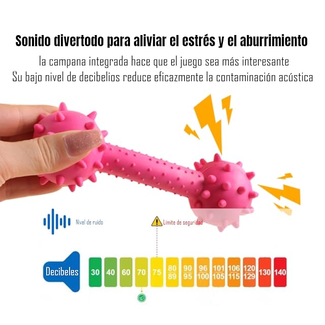 Foto 8 de 8 de Home Universal® Juguete Mordedor para Perros de Goma Resistente con Textura Antideslizante