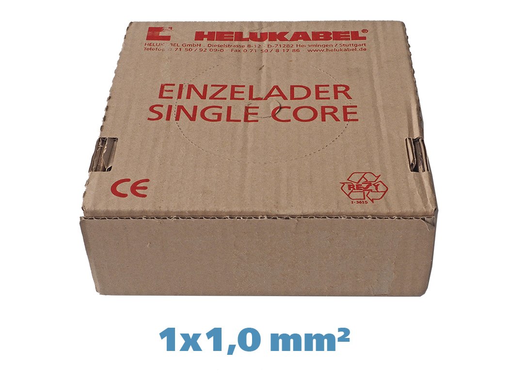 HELUKABEL 29118 Wire Cables H05 V-K Ring 1 x 1 mm², White - Image 3