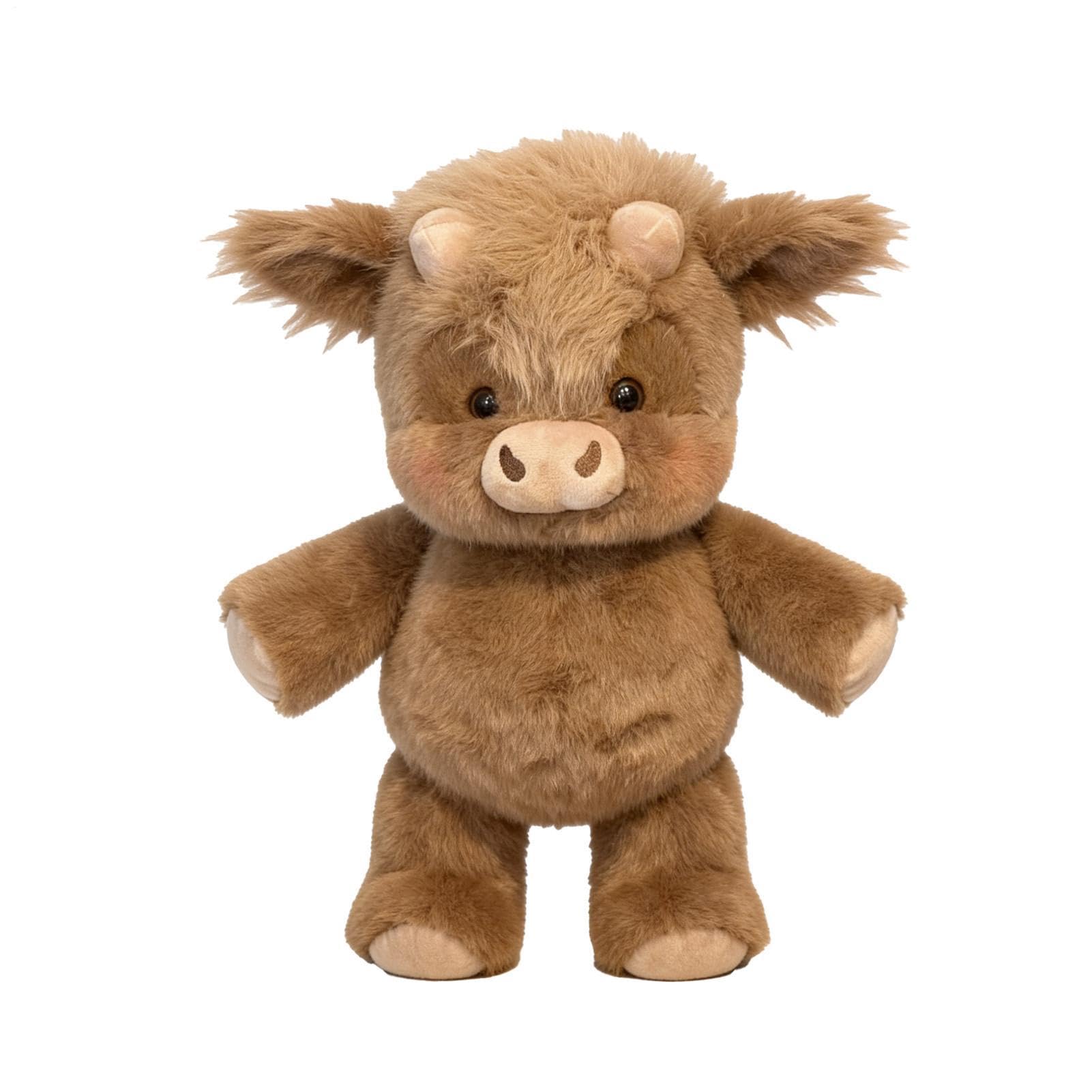 Running Cow Plush, Cute Running Stress Relief Stuffed Animal, Interactive Cartoon Animal Plush Toy, Soft Desk Companion for Kids Adults Office Bedroom Home