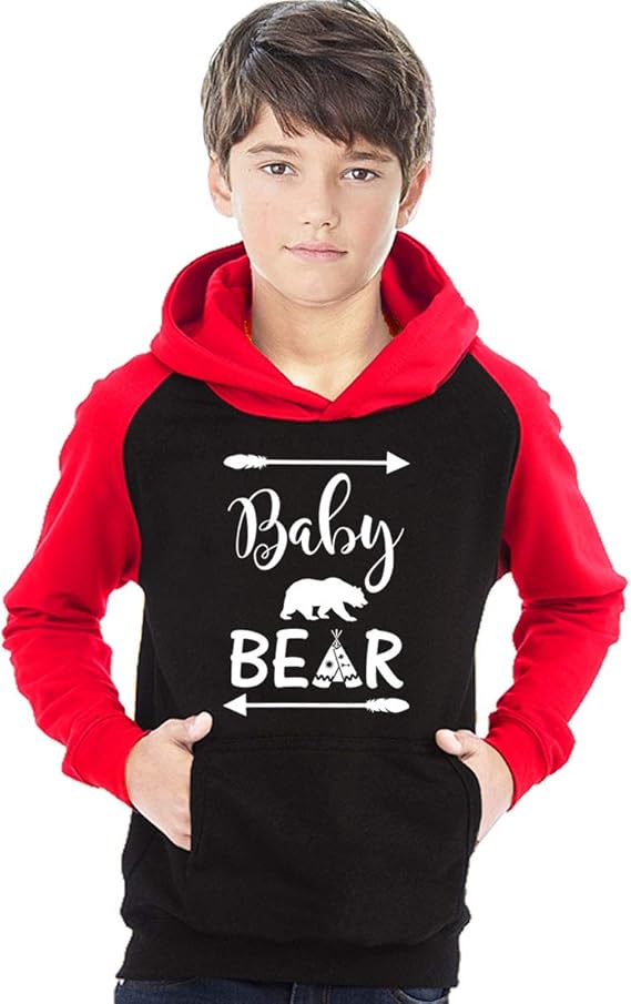 Baby Bear Hoodie for Kids Cute Birthday Gift and Family