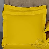 Vista 64 de Crown Collection Juego de 2 fundas de almohada blancas lisas tamaño Queen, hipoalergénicas de 600 hilos, 100% algodón egipcio, fundas de almohada