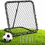 Verstellbares Sport-Rebounder-Netz 65-110 cm, Solo-Trainingsnetz für Passen