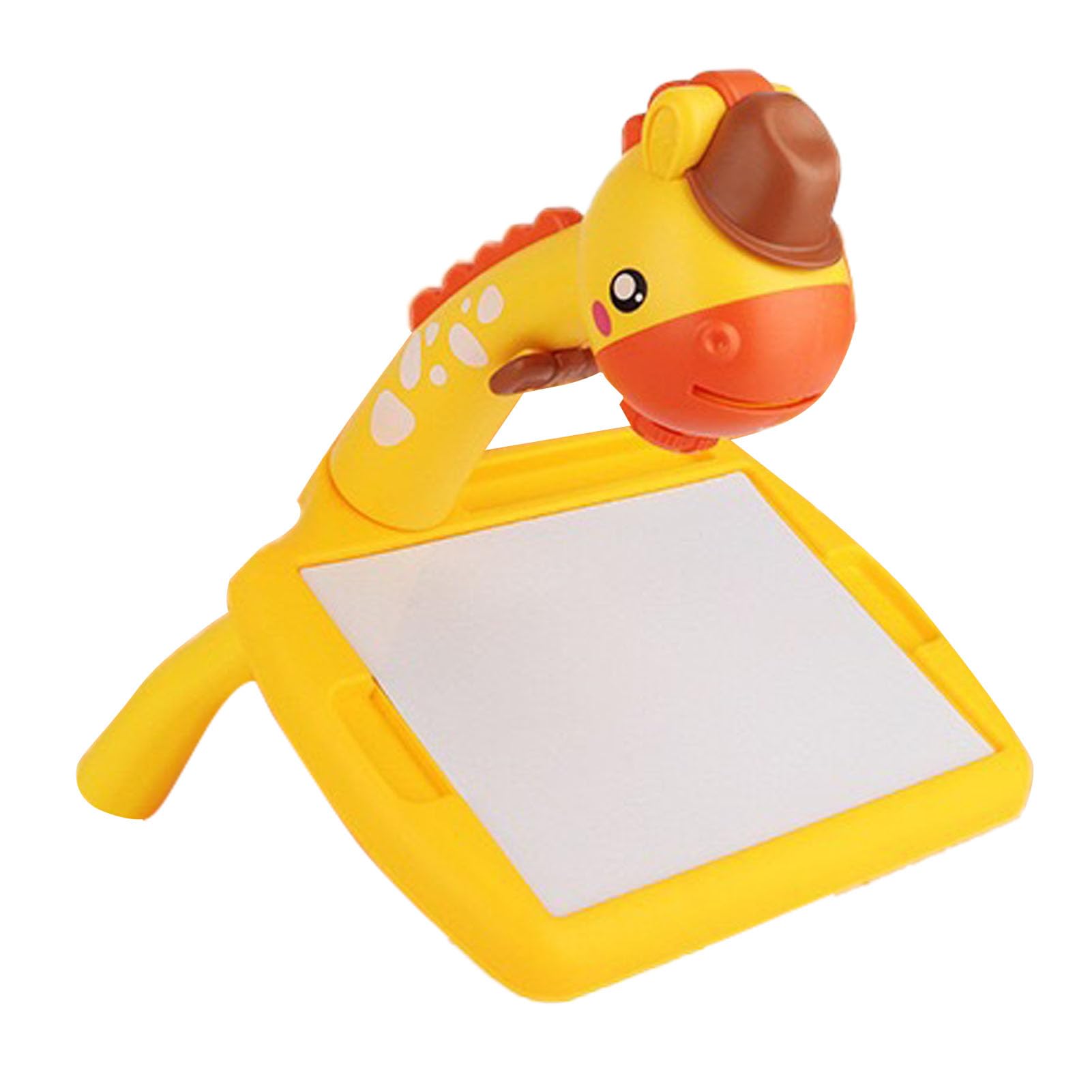 Tavolo da Disegno Colorato Proiezione Giocattolo con Illuminazione Musicale per Bambini, Tavolo da Disegno Regolabile per Disegnare Giraffa, 3 modalità, per Regalo di Compleanno per Bambini,
