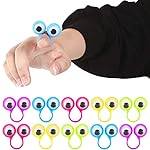 3 Otters Finger Puppets for Toddlers, Googly Eye On Rings for Kids Party Favors School Prizes Goodie Bag Stuffers