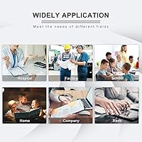 Vista 3 de Botellas universales de tinta de repuesto de tinte negro de 2 x 3.4 fl oz, compatibles con todas las impresoras Epson Workforce Epson EcoTank, HP