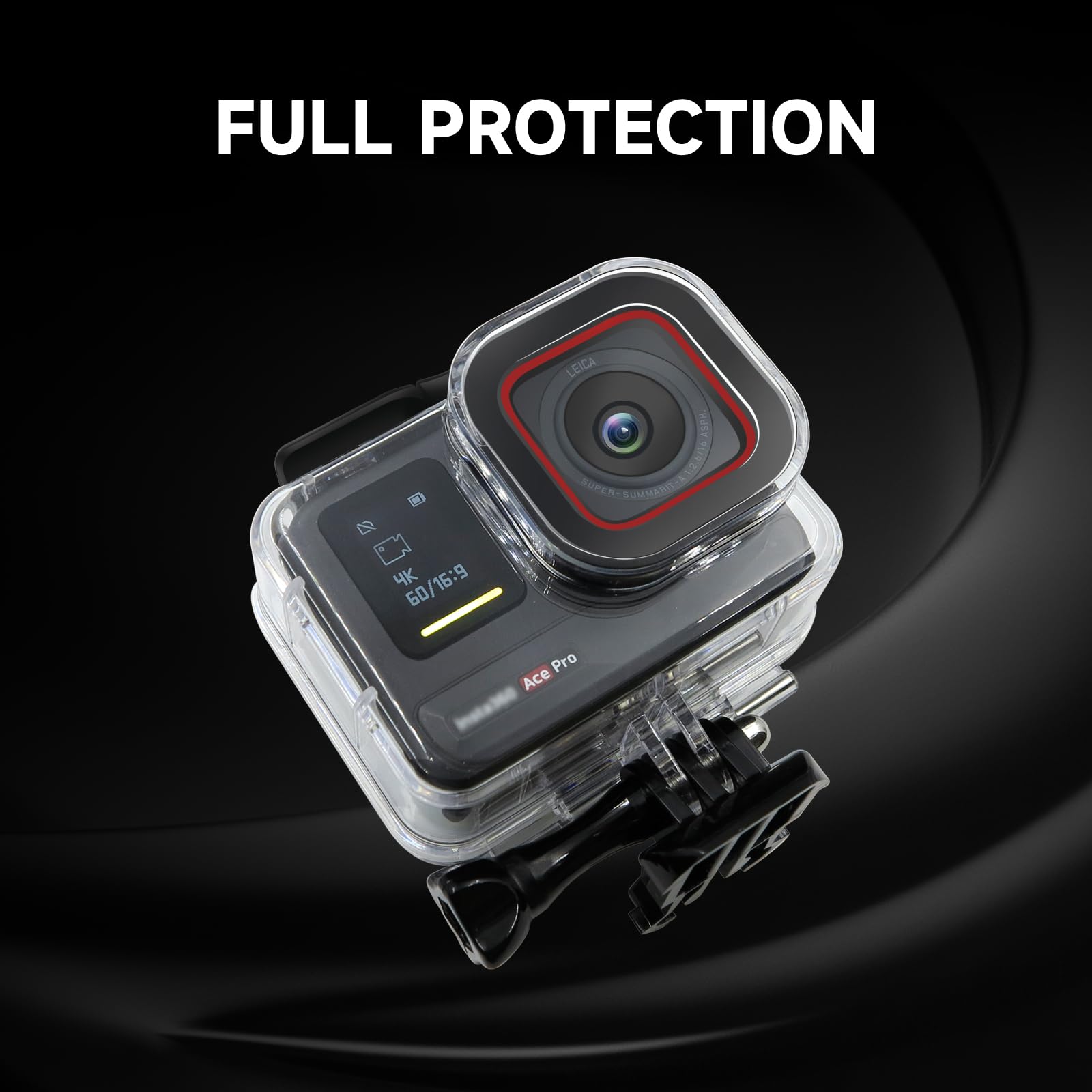 SZZCNOX Étui Plongée Sous-Marine 45m Pour Insta360 Ace Pro 2 - Coque Étanche Protection Caméra Action