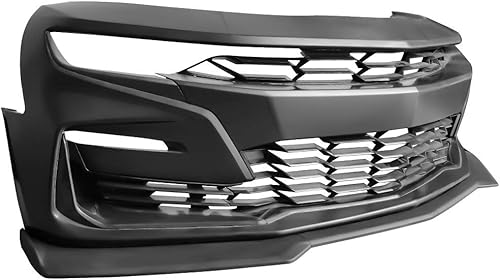 Miniatura 5 de FREEMOTOR802 Parachoques delantero, repuesto para Chevrolet Camaro 2019-2024 con faros distintivos (no ZL1), cubierta de parachoques delantero de