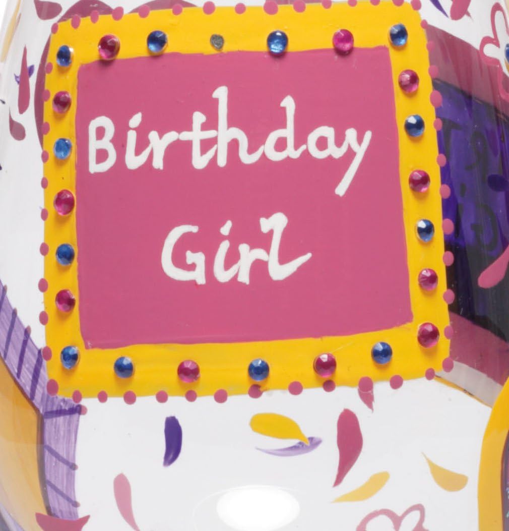 Bеѕt Cуbеr Mоndау 🔥 Lolita Birthday Girl Artisan Painted Wine Glass Gift