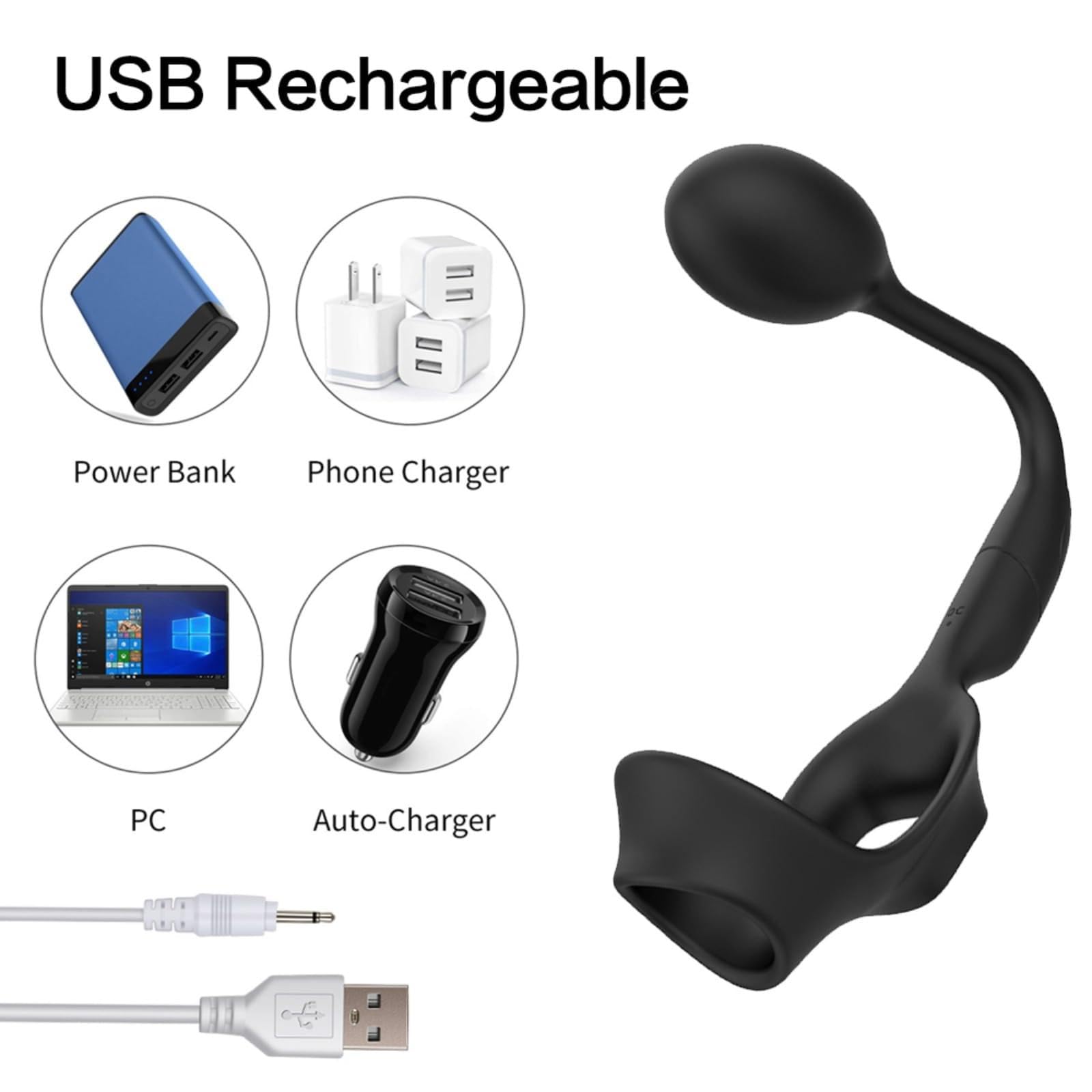 Vibratore Vibratore Indossabile Plug anale 10 Frequenza Anello del pene Vibratori Donne G Spot Masturbatore Giocattoli del sesso Per Uomini Massaggio prostatico Dildo