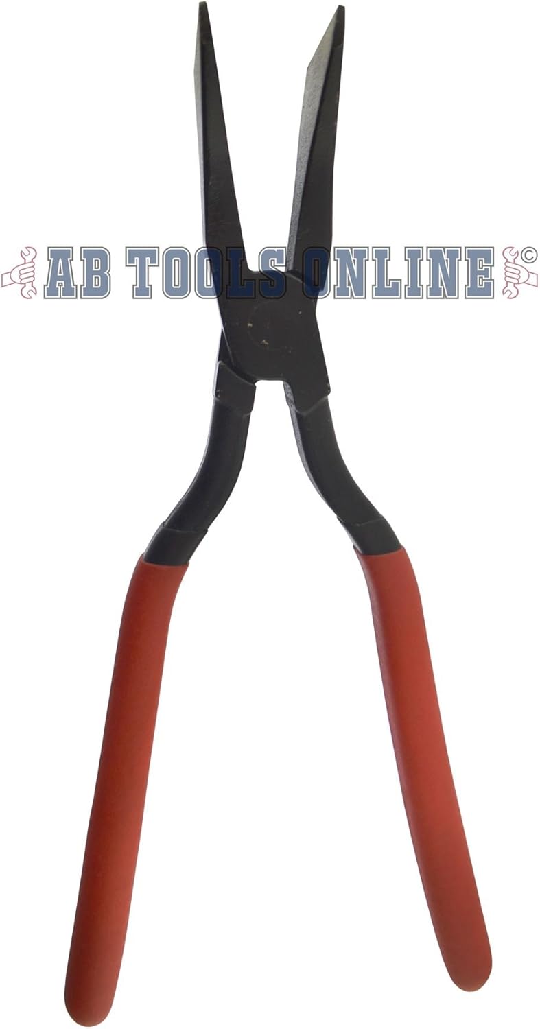 11" Flat Welding Pliers Plier Sheet Metal Holding Clamp Wide Flat Jaw