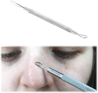 Blackhead Remover Tool, Black Head Remover Tool Professional Skincare Spot Treatment Whitehead Remover for Blemish Comedone Whiteheads Pimple Popper with Double Sided Soft Touch and Anti-Slip Design