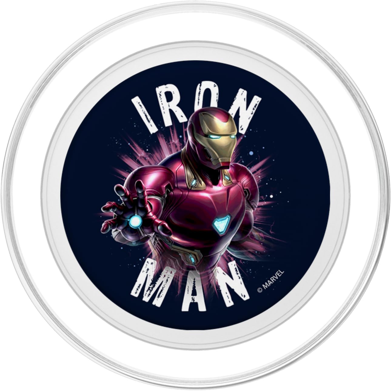 Marvel Avengers Endgame Iron Man Space Poster PopSockets MagSafe PopGrip for iPhone