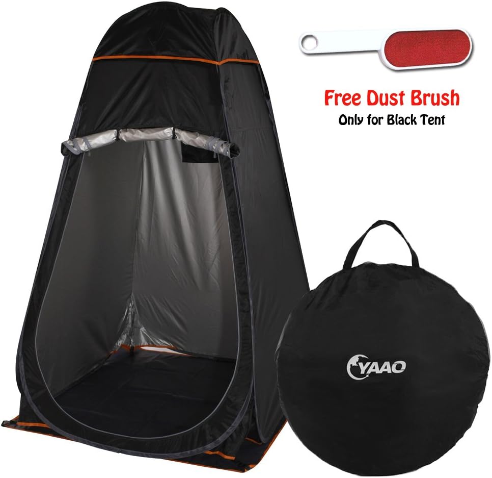 Instant Pop-Up Tent Beach Privacy Shelter Portable Outdoor Changing Room Black