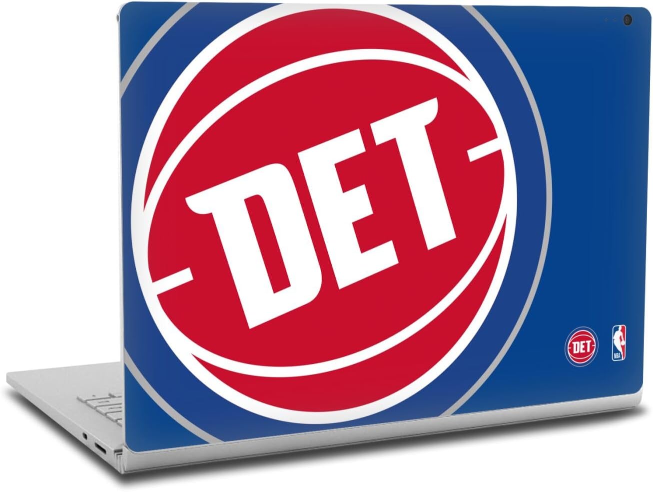Head Case Designs Officially Licensed NBA Oversized Detroit Pistons Logo Vinyl Sticker Skin Decal Cover Compatible with Microsoft Surface Book 2