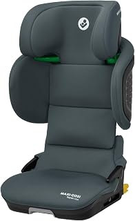 Maxi-Cosi Topaz i-Size, Silla Coche Plegable, Silla de Coche ISOFIX, 3,5-12 a, 100-150cm, Portátil, Altura Ajustable, Protección contra impactos laterales G-CELL, Full Graphite