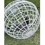 LOERSS Gallinero, Gallinero De Plástico Al Aire Libre Conejera, Gallinero Circular De Plástico Rodante, Gallinero Esférico para Conejos, Gallinero para Caminar(Quantity 1)