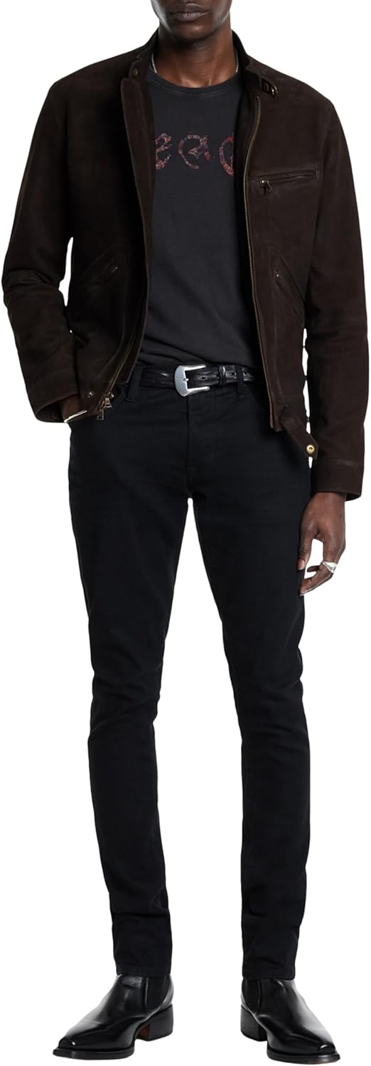 John Varvatos mens Ezra Racer Jacket - Image 3