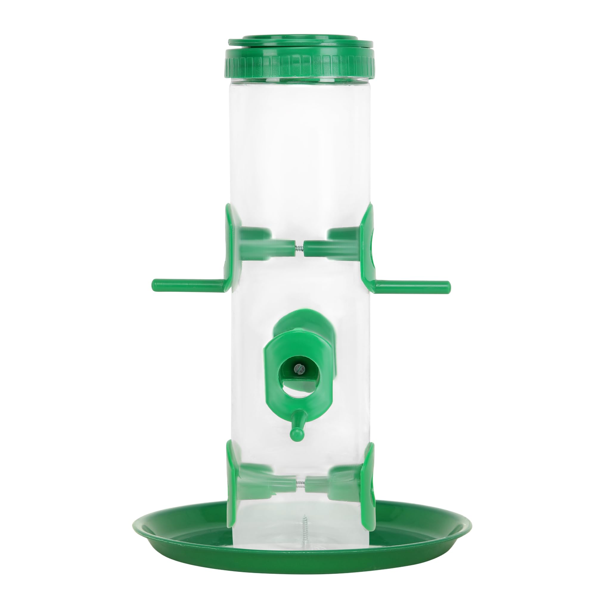 Petcrux Large Bird Feeder with Holding Handle with 6 Feeding Nozzles, Hanging Sparrow Bird Feeder for Balcony, Garden Outdoor Bird Feeder, Bird Food Feeder (Green) (B0CQFH66BB) Amazon Price History, Amazon Price Tracker
