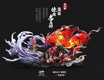 鬼滅の刃 煉獄杏寿郎 猗窩座 フィギュア ガレージキット ラスト1】煉獄杏寿郎 猗窩座 フィギュア ガレージキット GK 数量