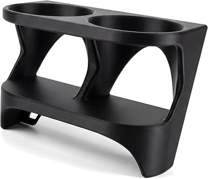 SplashNColor Center Console Cup Holder Compatible with Mazda Miata MX-5 NB 1998-2005 Custom Fit Drink Storage Insert | Dual Beverage Container Organizer | Freestanding Drop-in Design for Sports