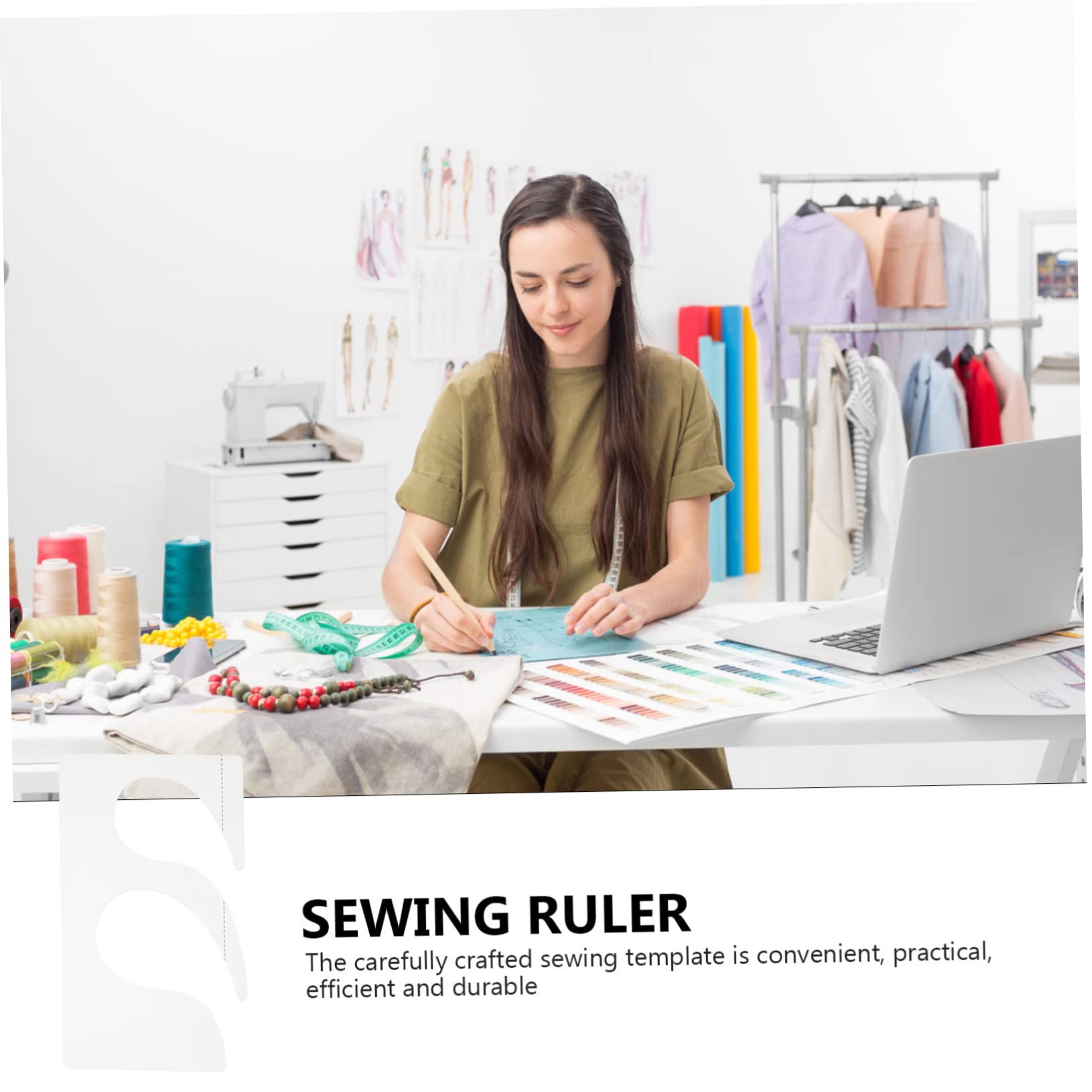 4stücke Patchwork-lineal Für Nählineal Aus Kunststoff Quiltlineal Für Näharbeiten Einfache Nähschablone Praktisches Nähhilfsmittel