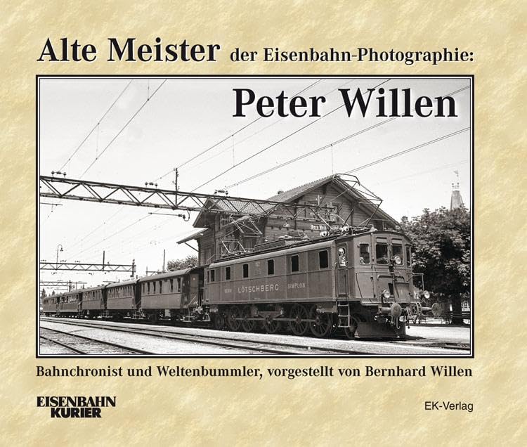 Livre photo train Peter Willen cadeau idéal pour passionné de rails