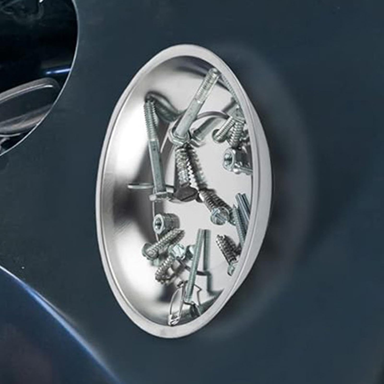 Lot De 2 Butées De Porte Magnétiques En Métal Avec Vis Pour Cuisine, Chambre Et Bureau (noir