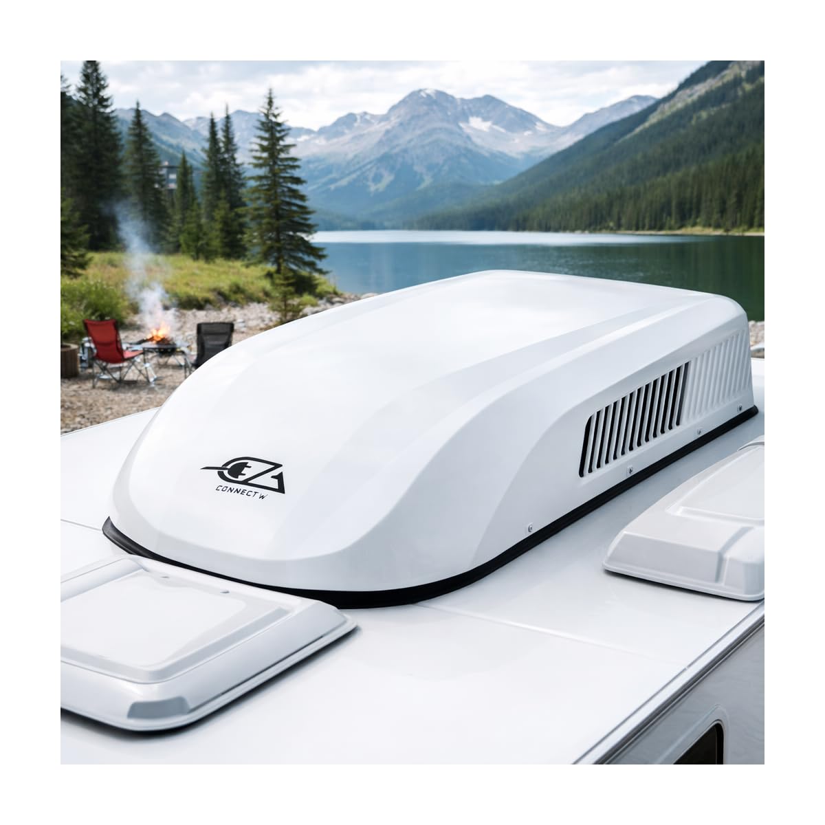 EZA Climatiseur Connect 2600W Pompe à Chaleur Camping-car Fourgon