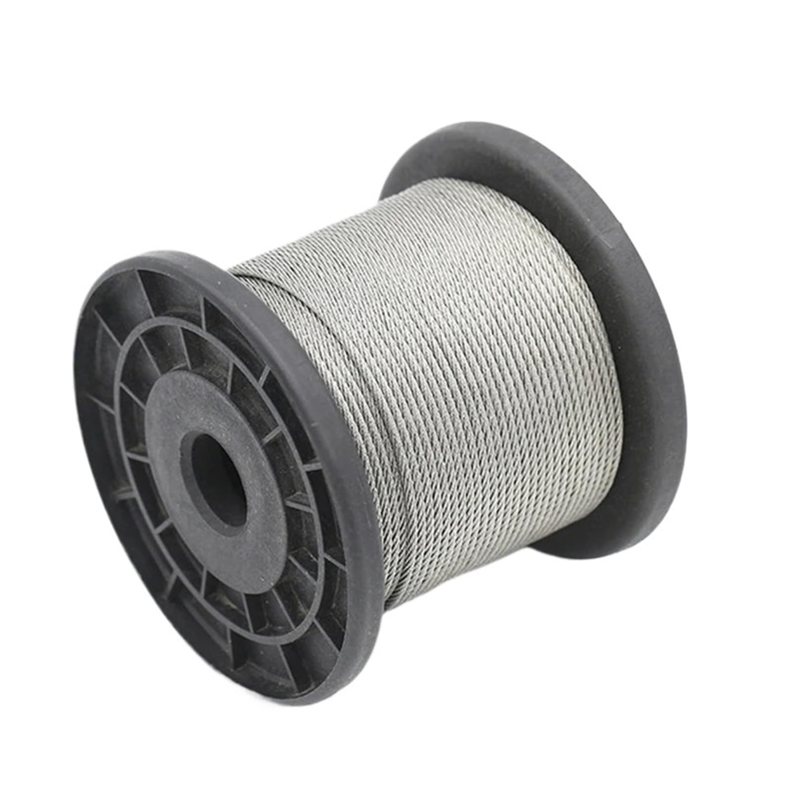 Filo Acciaio Inox Cavo flessibile in acciaio rivestito in PVC da 100 metri, cavo morbido, stendibiancheria in acciaio inossidabile trasparente, diametro 0,5/1/2/3/4/5/6/8 mm(50 Meter,Diameter 6mm)