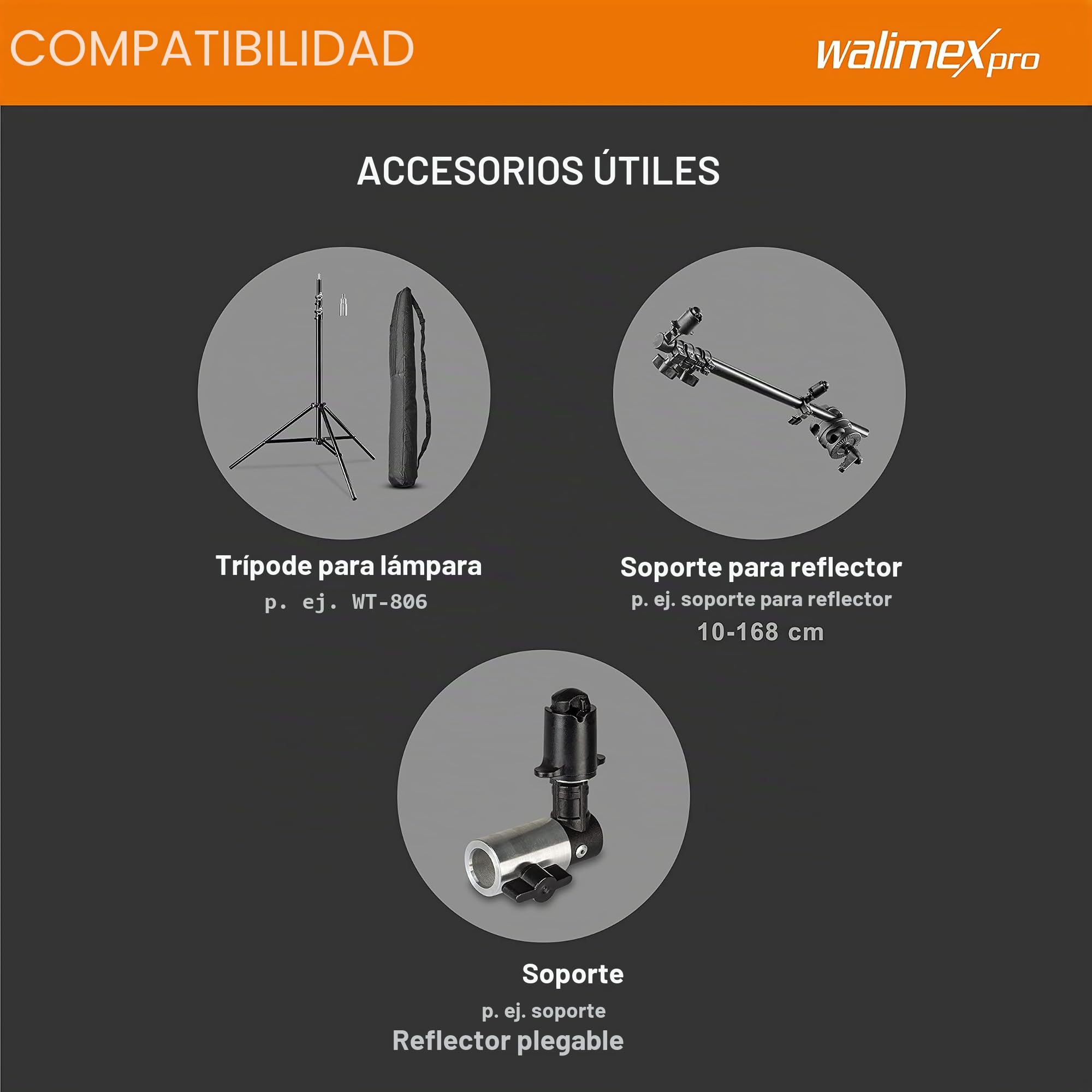 Walimex Pro - Fondo Plegable 2 en 1 (Dimensiones de 150x200 cm), Color Blanco y Negro